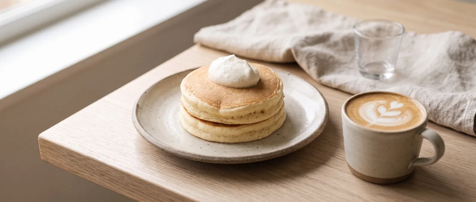 カフェの看板メニューを撮影した料理写真